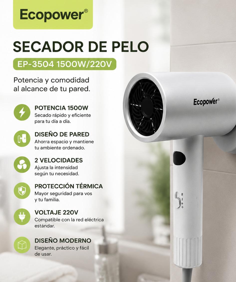Secador de pelo